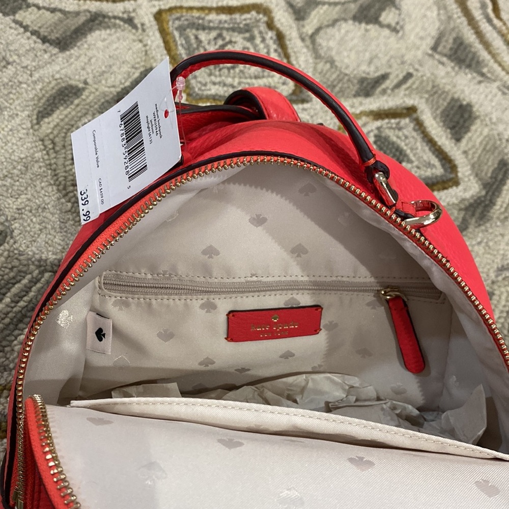๐ Kate spade NWT $459 Jackson stoplight medium backpack gorgeous ๐ - Picture 9 of 12